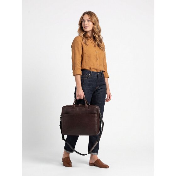 Jost Glasgow Aktentas Leder 40 cm Laptopvak