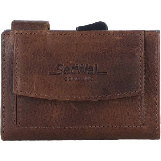 SecWal SecWal 2 Creditcard etui Portemonnee RFID Leer 9 cm