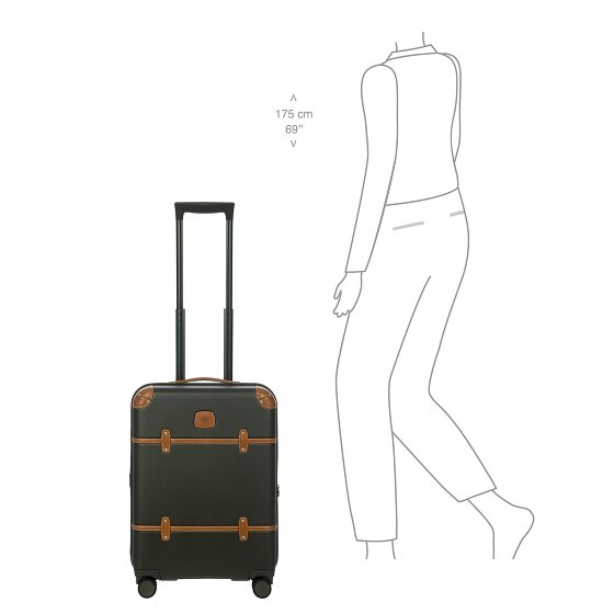 Bric's Bellagio 4 wielen Cabinewagen 55 cm