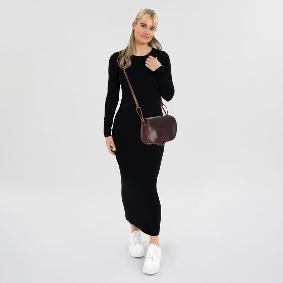 Mika Bonny schoudertas leer 23 cm