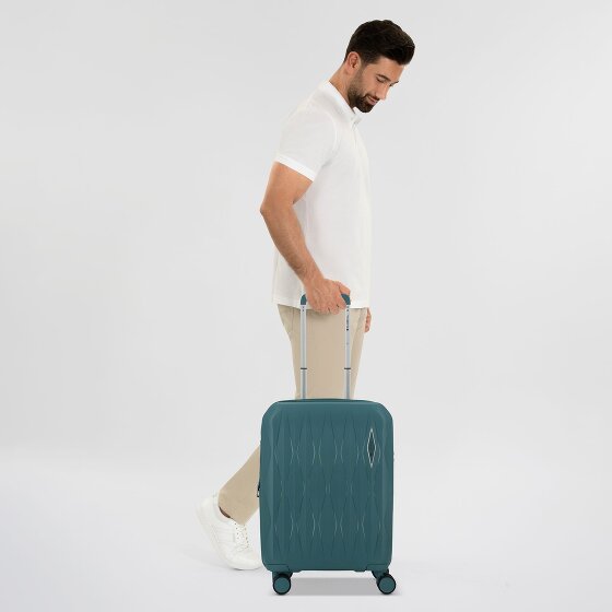Gabol Infinity 4 wielen Cabinewagen 55 cm met uitbreidingsplooi