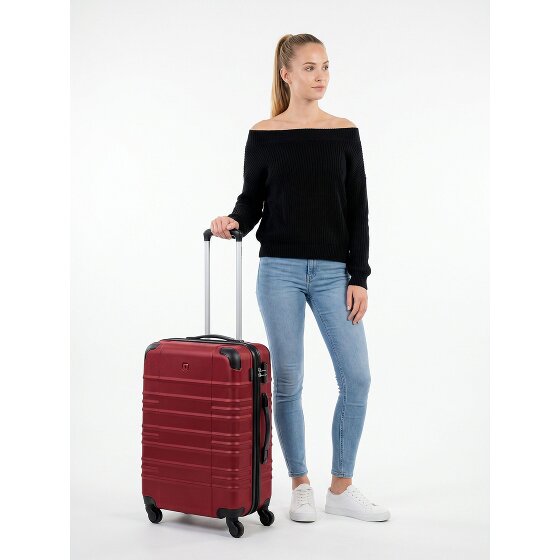 Wenger Amplar Evo 4 wielen Trolley M 65 cm met uitbreidingsplooi
