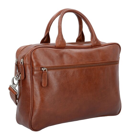Dermata Aktetas leder 40 cm laptop compartiment
