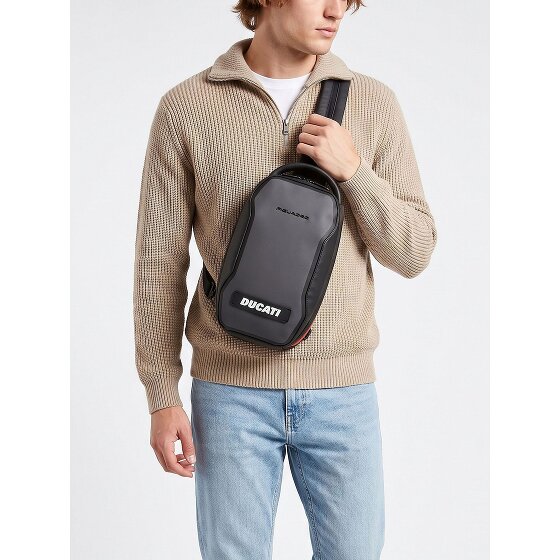 Piquadro Rover Sling Bag van leer 29 cm