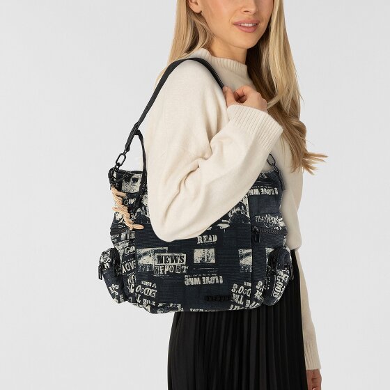 Desigual Newspaper Arica Schoudertas 30 cm