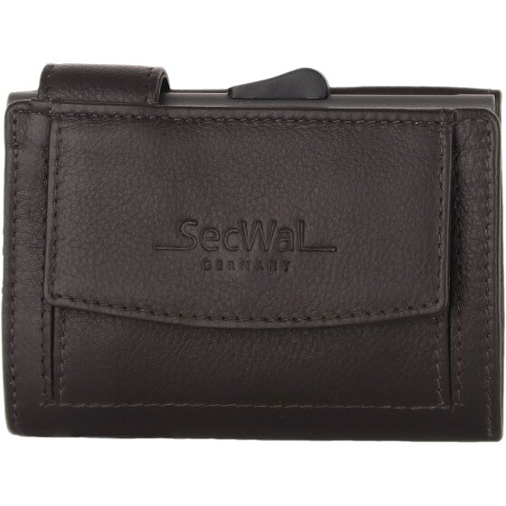 SecWal SecWal 2 Creditcard etui Portemonnee RFID Leer 9 cm