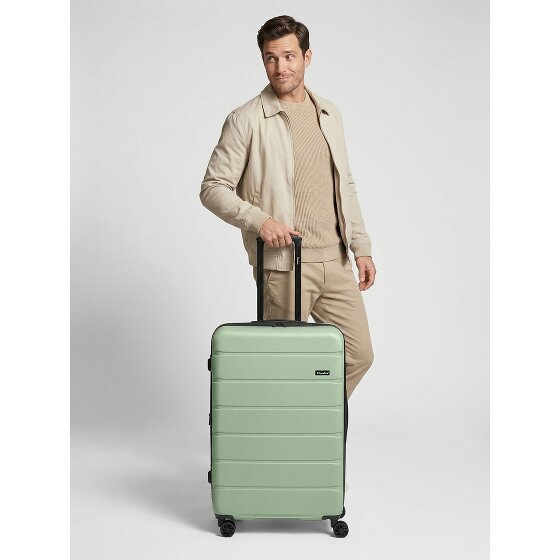 Saxoline Miami 4 wielen Trolley L 75 cm met uitbreidingsplooi