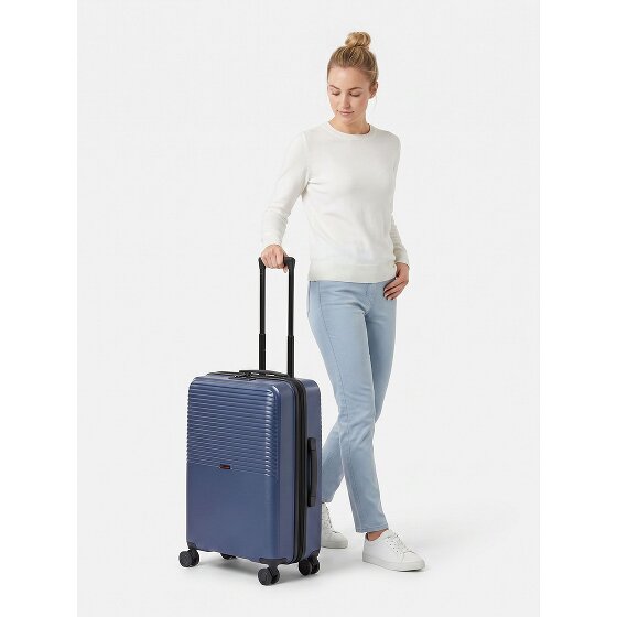 Pack Easy Jet 4 wielen Trolley M 64 cm met uitbreidingsplooi