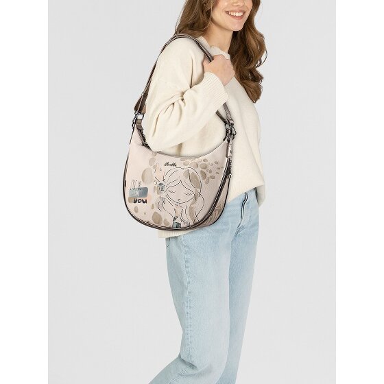 Anekke Olympia Schoudertas 37 cm met uitbreidingsplooi