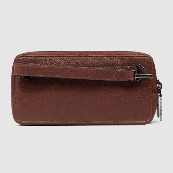 Piquadro Cronus Toilettas Leer 19.5 cm