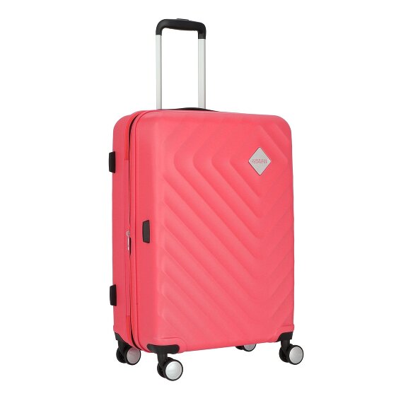 American Tourister Summer Square 4 wielen Trolley 67 cm met uitbreidingsplooi