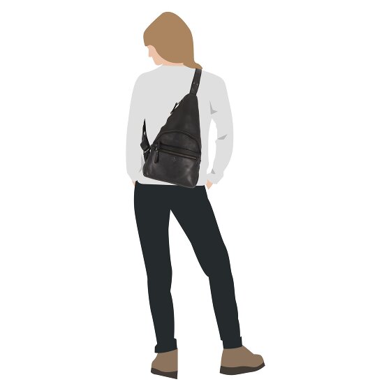 Harbour 2nd Anchor Love Merlin Schoudertas Leer 23 cm Harbour 2nd Anchor Love Merlin Schoudertas Leer 23 cm