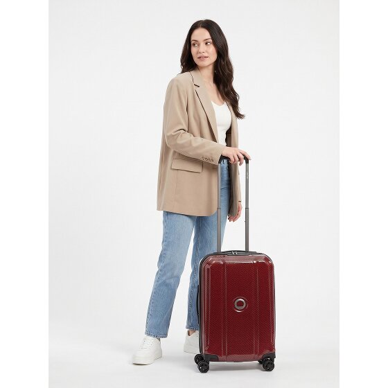 Delsey Paris Helium Ultimate 4 wielen Cabinewagen 55 cm met uitbreidingsplooi