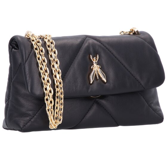 Patrizia Pepe Fly gewatteerde lederen schoudertas 25 cm