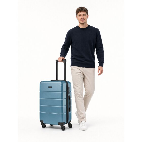 Police Dublin 4 wielen Trolley M 64 cm met uitbreidingsplooi
