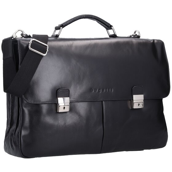 bugatti Romano Messenger Leder 44 cm Laptopcompartiment