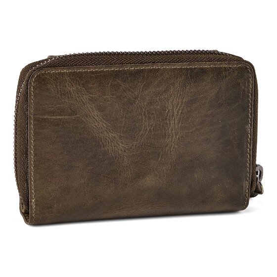 Greenburry Newport Portemonnee RFID-bescherming Leer 14 cm