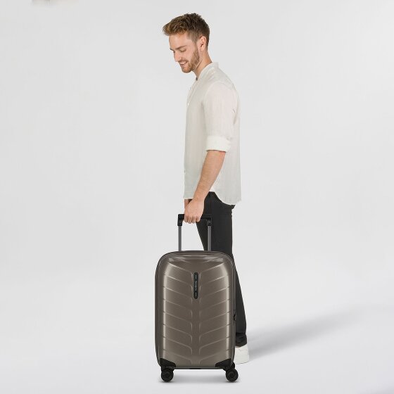 Samsonite Attrix 4 wielen Cabinewagen 55 cm met uitbreidingsplooi