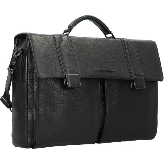 Piquadro Kobe aktetas Leer 42 cm Laptopcompartiment
