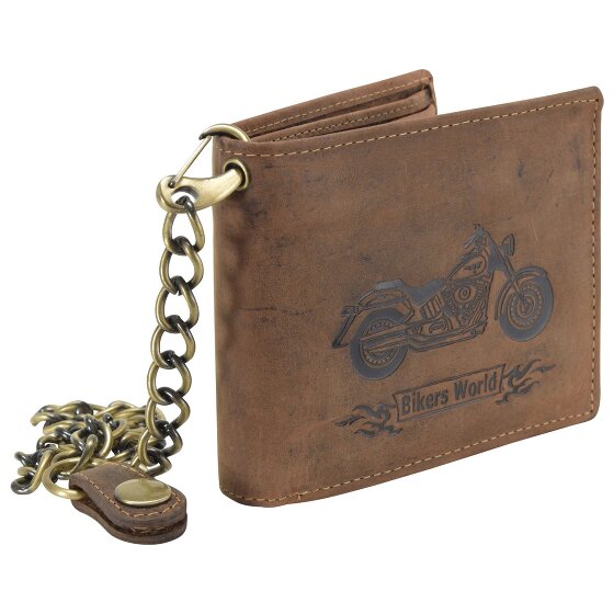 Greenburry Vintage fietsportefeuille leer 12 cm
