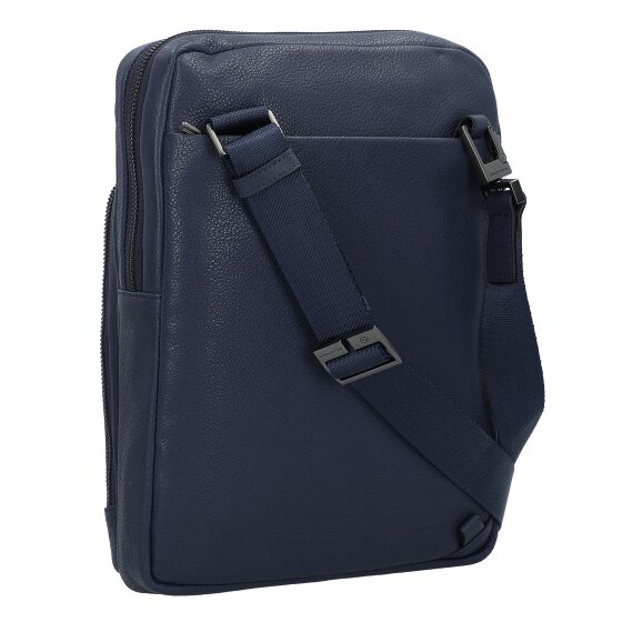 Piquadro Carl Schoudertas Leer 22 cm