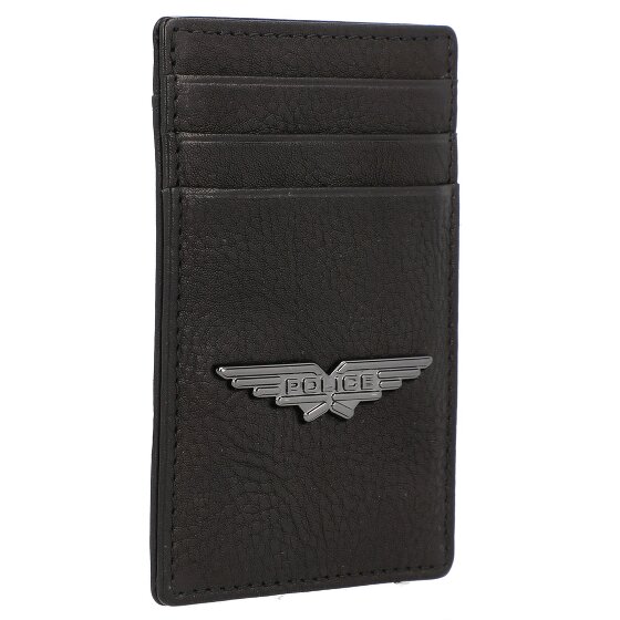 Police PT150-08536 Creditcard etui leer 7 cm met geldclip