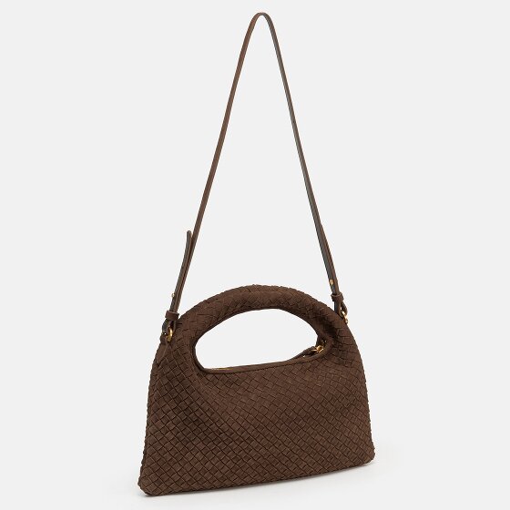 LES VISIONNAIRES Sadie Weave Handtas Leer 37 cm