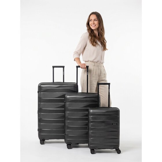 Bergpfeil Travel 4 wielen Kofferset 3-delig met uitbreidingsplooi
