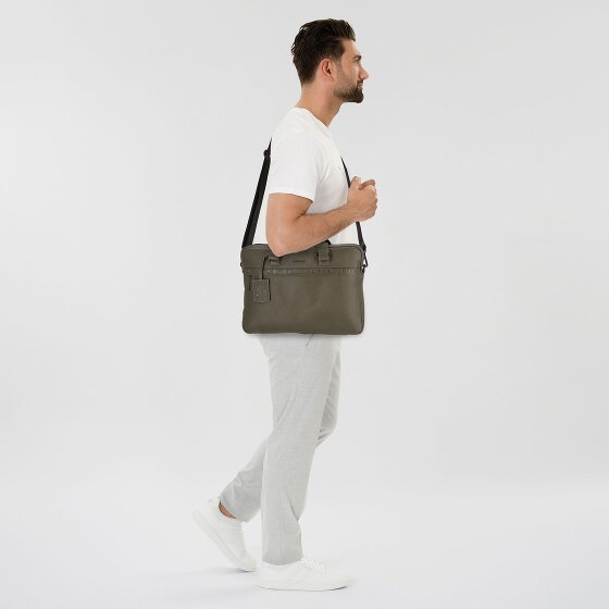 Burkely Minimal Mason Aktentas Leder 41 cm Laptopvak