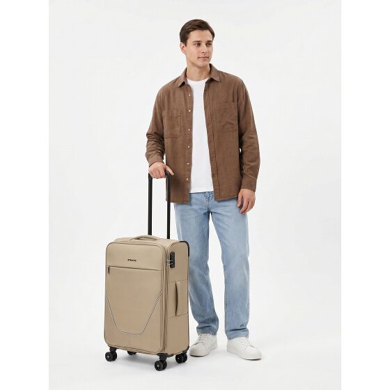 Stratic taska 4 wielen Trolley M 65 cm met uitbreidingsplooi