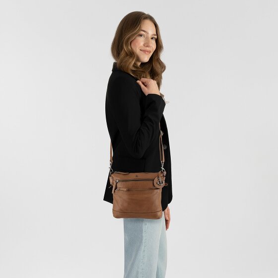 Harbour 2nd Soft Weaving Schoudertas Leer 25 cm