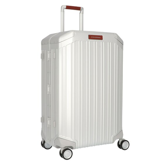 Piquadro Aluminium Trolley met 4 wielen, 69 cm
