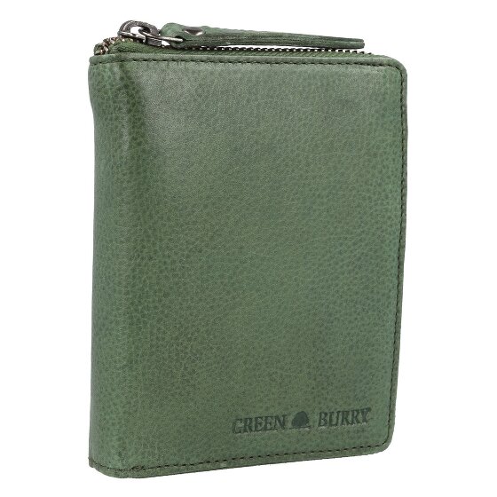 Greenburry Vintage Gewassen Leren Portemonnee 10 cm