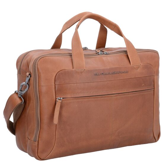 The Chesterfield Brand Wax Pull Up Koffer Leer 44 cm Laptop compartiment
