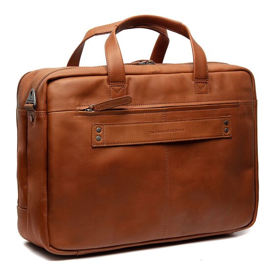 The Chesterfield Brand Wax Pull Up Koffer Leer 44 cm Laptop compartiment