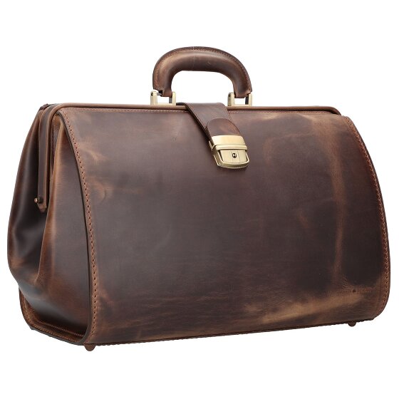 Greenburry Vintage dokterskoffer leer 41 cm