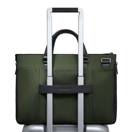 Piquadro Brief 2 Koffer RFID-bescherming Leer 42 cm Laptop compartiment