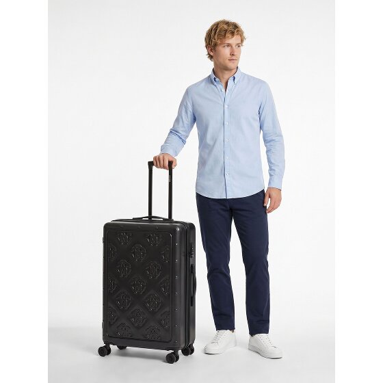 Roberto Cavalli Florence 4 wielen Trolley 74 cm met uitbreidingsplooi