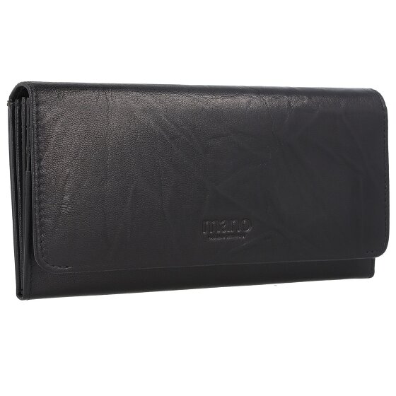 mano Donna Aurona Portemonnee RFID Leer 19 cm