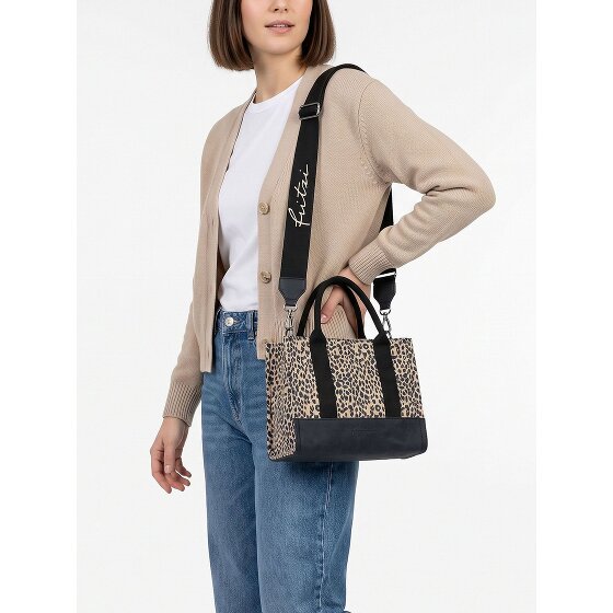 Fritzi aus Preußen Izzy09 Limited Cheetah Camel Handtas 26 cm