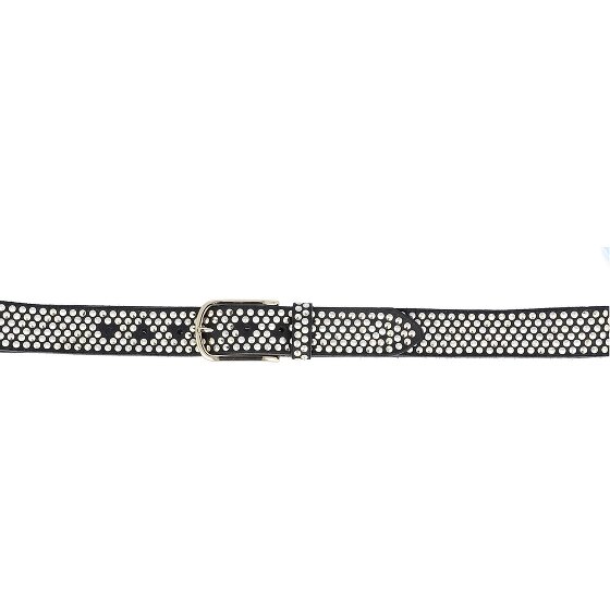 b.belt Studded riem leer