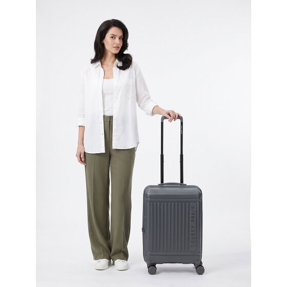 Delsey Paris Lutece 4 wielen Cabinewagen 55 cm met uitbreidingsplooi