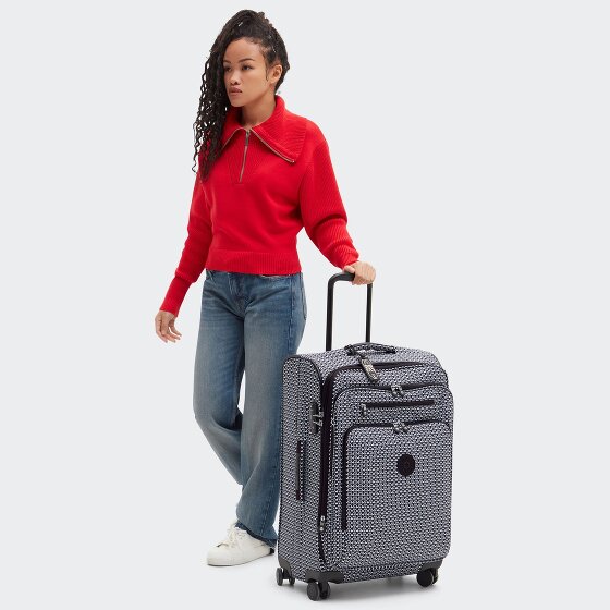 Kipling New Youri Spin M 4 wielen Trolley M 68 cm met uitbreidingsplooi