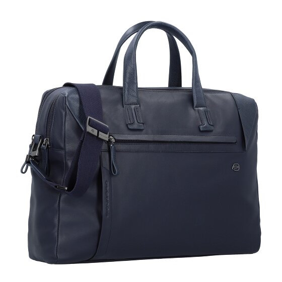Piquadro Koffer Leer 43.5 cm Laptop compartiment