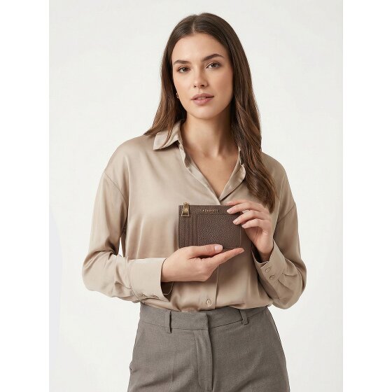 Lazarotti Bologna Leren sleutelhanger Kaarthouder leer 11,5 cm met air tag compartiment