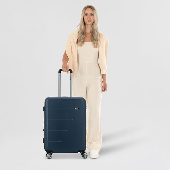Gabol Future Plus 4 wielen Trolley 66 cm met uitbreidingsplooi