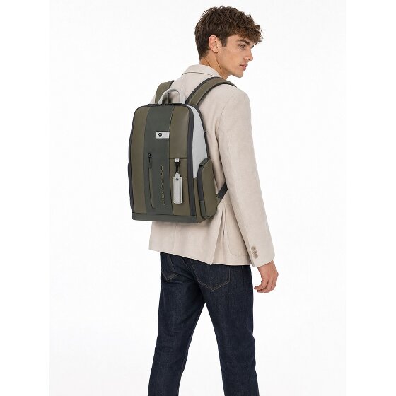 Piquadro Urban Dagrugzak RFID-bescherming Leder 46 cm Laptopvak