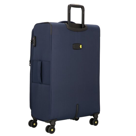 d&n Travel Line 9704 4 wielen Trolley L 78 cm met uitbreidingsplooi