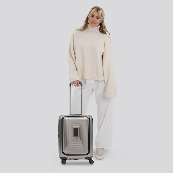 Redolz Essentials 14 4 wielen Cabinewagen S 55 cm Laptop compartiment met uitbreidingsplooi