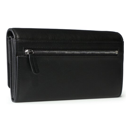 Braun Büffel Golf 3.0 Portemonnee RFID-bescherming Leer 18 cm